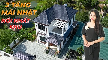 Maxhome thi công Trọn Gói nhà 2 tầng mái Nhật đẹp - nổi nhất khu