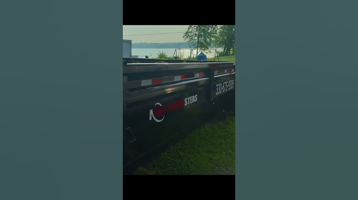 Morning dumpster pickup with a lake view after working a 12 hour midnight shift at the steel mill.