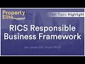RICS Responsible Business Framework - Hot Topic Highlight