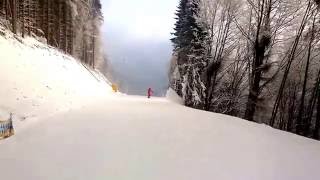 Карпаты Буковель 2016 (сноуборд первые шаги) Snowboard first steps(Небольшое видео о том как мы отметили новый год в Карпатах., 2016-05-26T11:48:18.000Z)