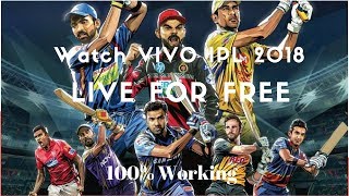 IPL 2018 : How to watch IPL 2018 live online free on laptop or mobile | 100 % working screenshot 1