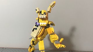 How to build spring Bonnie/ William Afton out of Lego part 2