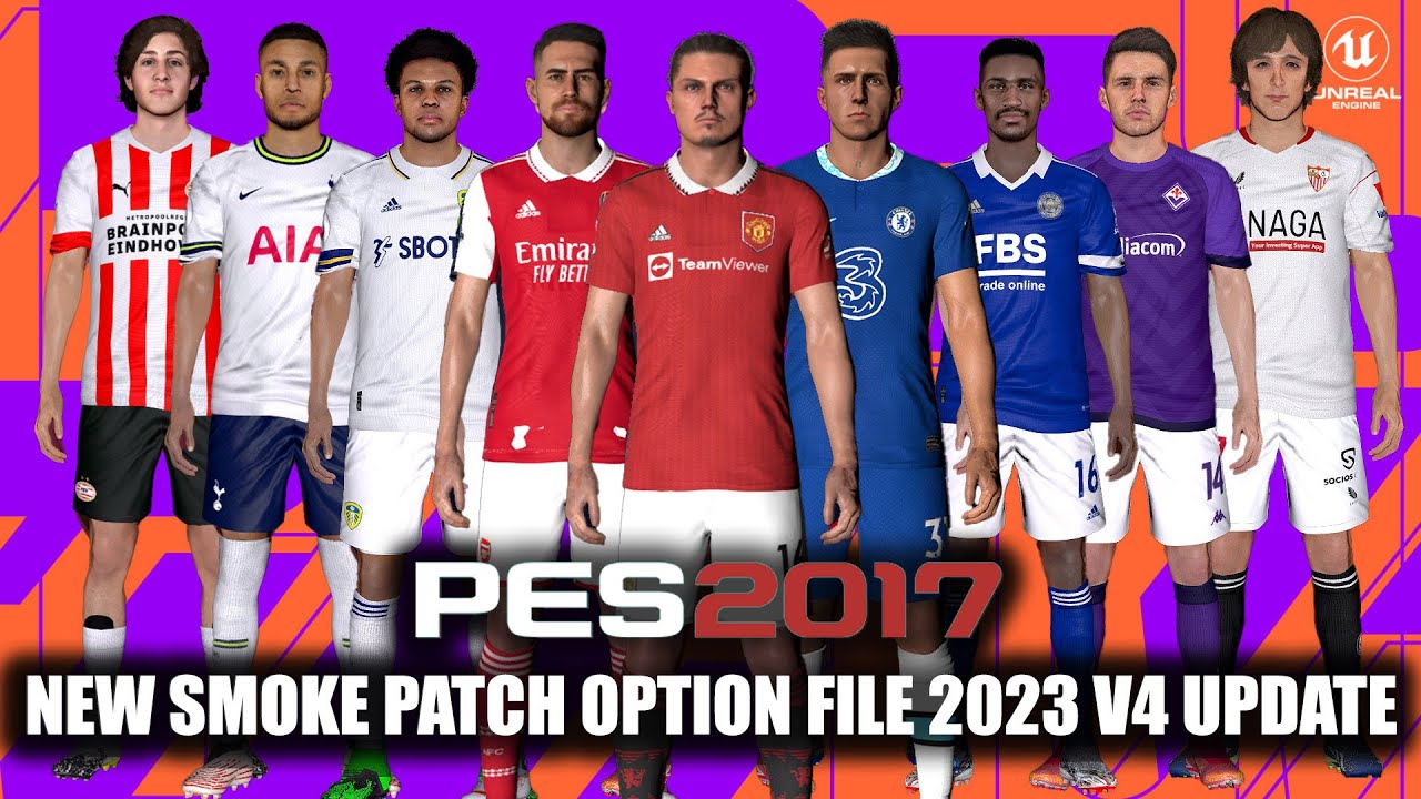 PES 2017, SMOKE PATCH V17.4 UPDATE V9.1 2023, 8/8/23