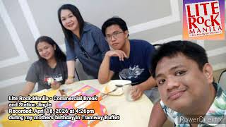 Lite Rock Manila - Commercial Break and Station Jingle (April 18, 2026) screenshot 2