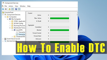 How to Start DTC Service for Windows 11 or 10 - Distributed Transaction Coordinator Service MSDTC