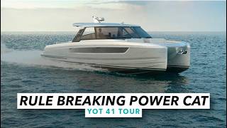 40-knot power cat that rewrites the rules | YOT 41 Tour | Motor Boat & Yachting
