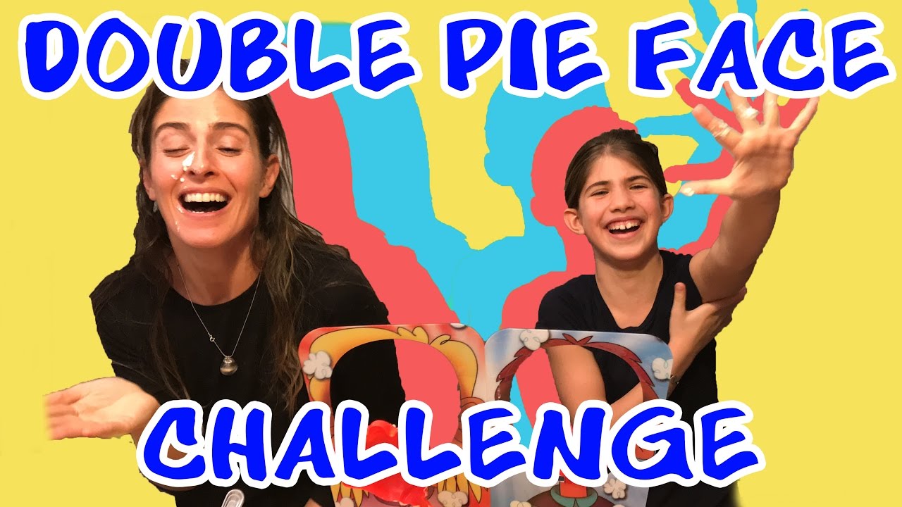 Double Pie Face Challenge Bizim Aile Eğlenceli Çocuk Videoları YouTube