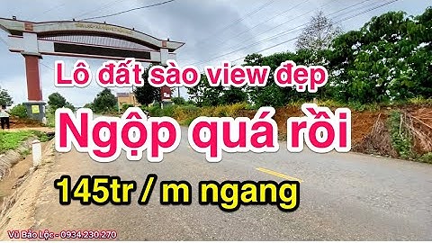 ( đã bán ) Bán 14,5m mặt tiền đường Âu Cơ tại TP Bảo Lộc / BĐS ngộp