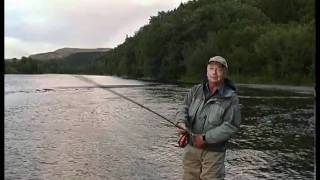 Underhand Technique - Göran Andersson performs the world's best Double Hand Flycasting Technique