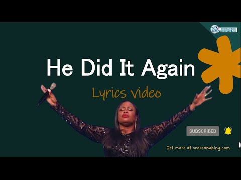 DONE IT AGAIN Lyrics by  SINACH