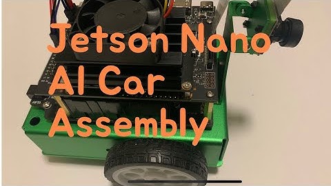 S7E2 Assembly of Jetson Nano JetBot AI Robot Kit (Waveshare Brand)