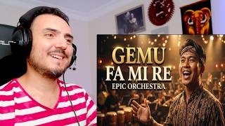 GEMU FA MI RE – NYONG FRANCO | EPIC ORCHESTRA CINEMATIC COVER | ORCHESTRALECHOES NUSANTARA Reaction
