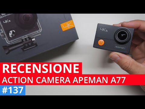 Recensione Apeman A77  la action camera Low-Cost