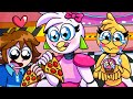 Gregory &amp; Glamrock Chica So Sad with Toy Chica - FNAF Security Breach Animation