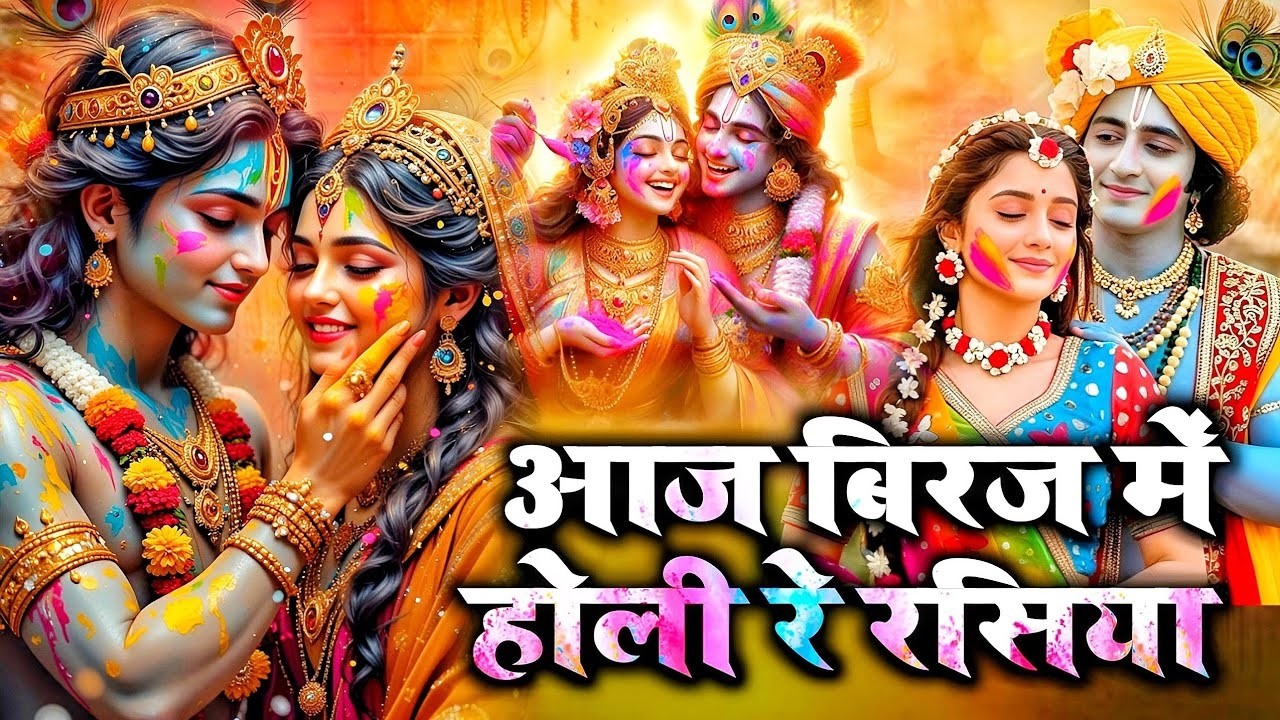 #video  Aaj Biraj Mein Hori Re Rasiya   Krishna Bhajan   आज बिरज में होरी रे रसिया 2025