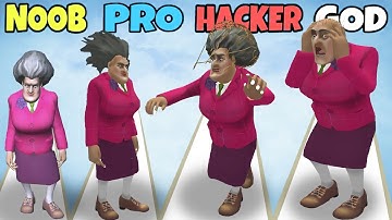 Scary Teacher Prankster 3D - NOOB vs PRO vs HACKER vs GOD