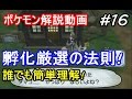 【ポケモン】孵化厳選の法則、コツを解説! 初心者のためのポケモン解説 #16【サン・ムーン】【Pokemon sun and moon】