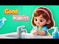 Good Habits for Kids | Good Habits and Bad Habits Explained | Kids Cartoon