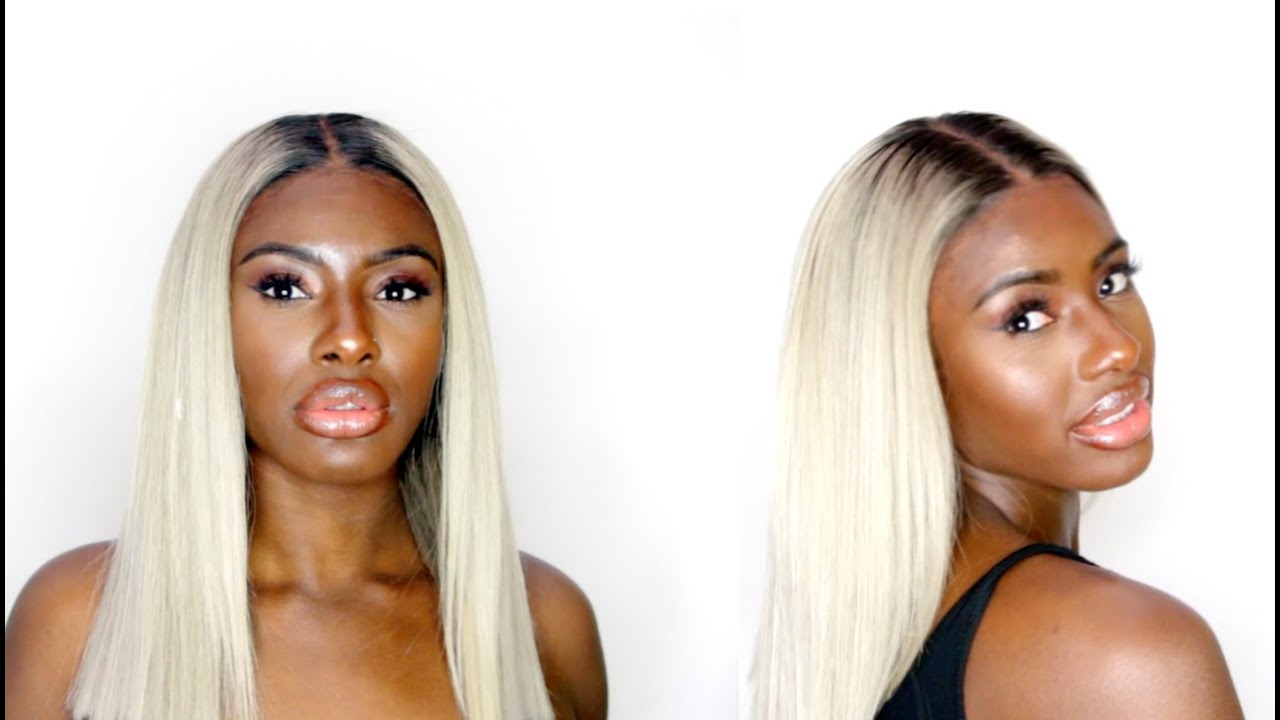 HOW TO: 613 CUSTOM COLOUR WITH DARK ROOTS || LACE FRONTAL WIG || HAIRVIRGINITY