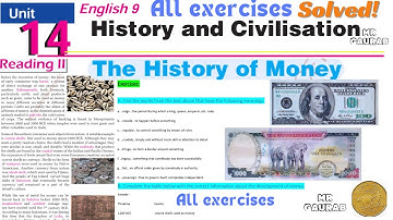 Solution of Class 9 English Unit 14 Reading II The History of Money | History and Civilisation