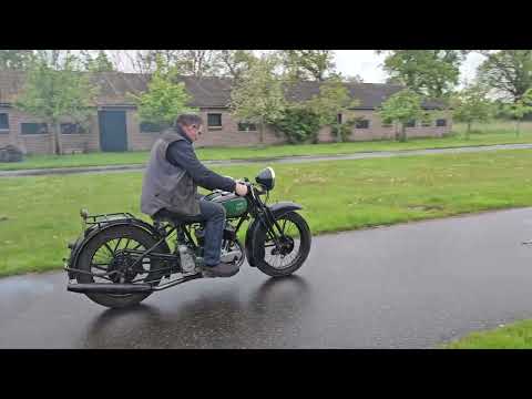 Rene Gillet 750cc V-Twin in first paint running for the first time in 50 years