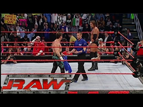 Triple H vs Eddie Guerrero WWE Championship Match RAW Mar 22,2004