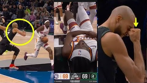 Rudy Gobert ejected after getting revenge on Mark Williams for slap to head😲