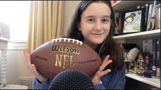 ASMR Super Bowl Super Tingly Triggers (Football, Jersey, Cheese Puffs) screenshot 5