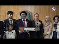 Senior news presenter syed afsar uddin was conferred the freedom of the city of london award