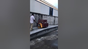 STAXX New Semi-electric Pallet Truck PPT15-2 grade ability test