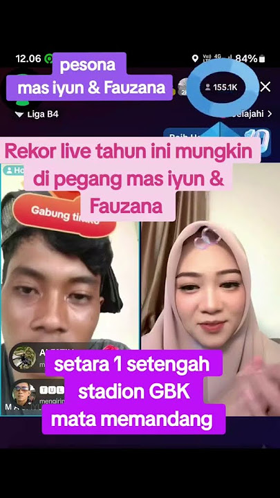 PECAHKAN REKOR 2024 CUMAN MAS IYUN DAN FAUZANA LIVE DI TONTON BANYAK ORANG #fauzana1515 #masiyun