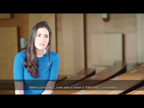 Clotilde, étudiante bénéficiaire d'une bourse HEC dès la prépa / Clotilde, scholarship recipient