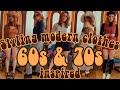 Styling modern clothes to fit 60s & 70s style  | Dressing Vintage