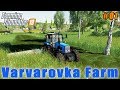 Harvesting grass for silage | Farming in Varvarovka | Farming simulator 19 | Timelapse #01