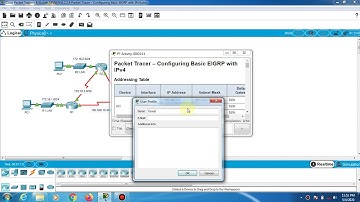 Packet Tracer 6.2.2.4 Configuring Basic EIGRP with IPv4