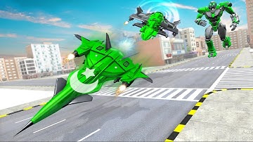 Flying Jet Robot Car Transformation :Robot Car Android iOS Gameplay