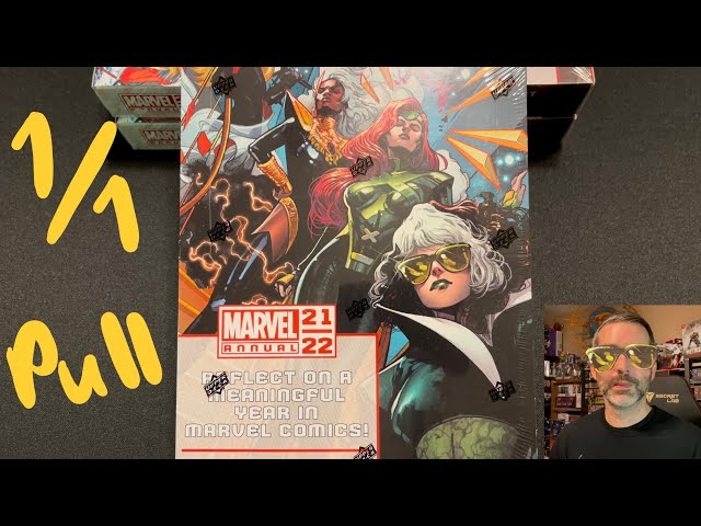 Pulling a unique 1 of 1 Card from a Marvel Annual 2021 | 2022