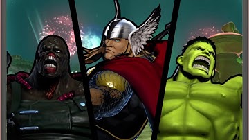 (Requested) ULTIMATE MARVEL VS. CAPCOM 3 Thor/Hulk/Nemesis T-Type Playthrough