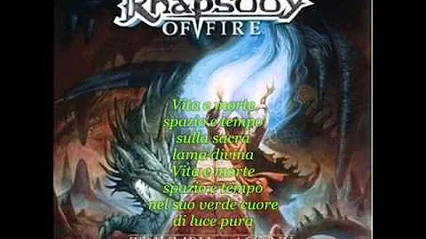 Rhapsody Of Fire The myth of the holy sword with Lyrics - Rock Collections RDT