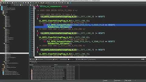 STM32/Кортекс - Внешние прерывания, Ложные срабатывания. ST заблокировали наши IP для загрузки ПО