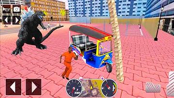 Tuk Tuk auto rickshaw driver 3D game - 304 auto rickshaw driving game - Android iOS Gameplay