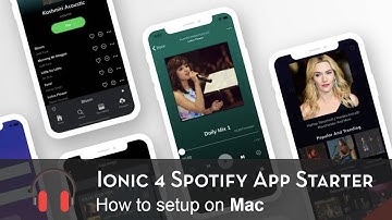 Spotify Style App Starter - Setup on Mac