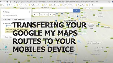 Transferring your Google My Maps routes to my mobile - Bike Navigation Series Ep07 of 10