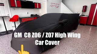 GM C8 Z06/Z07 High Wing Car Cover