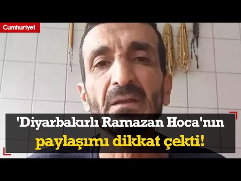 Öldürülen 'Diyarbakırlı Ramazan Hoca'nın haftalar önceki paylaşımı dikkat çekti!