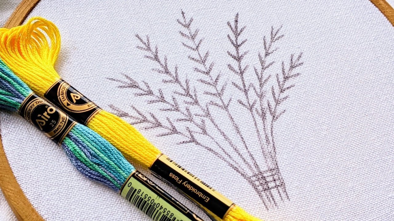 VERY VERY EASY HAND EMBROIDERY DESIGN FOR BEGINNERS