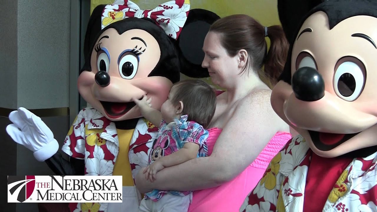 center for reproductive rights Mickey and Minnie Mouse visit The Nebraska Medical Center