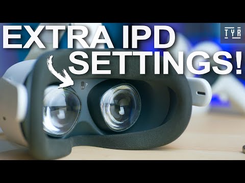 The Oculus Quest 2 Extra IPD Settings! Glare and Ghosting Solved!