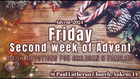 2024 SPLC Children & Families - Friday • Second Week of Advent