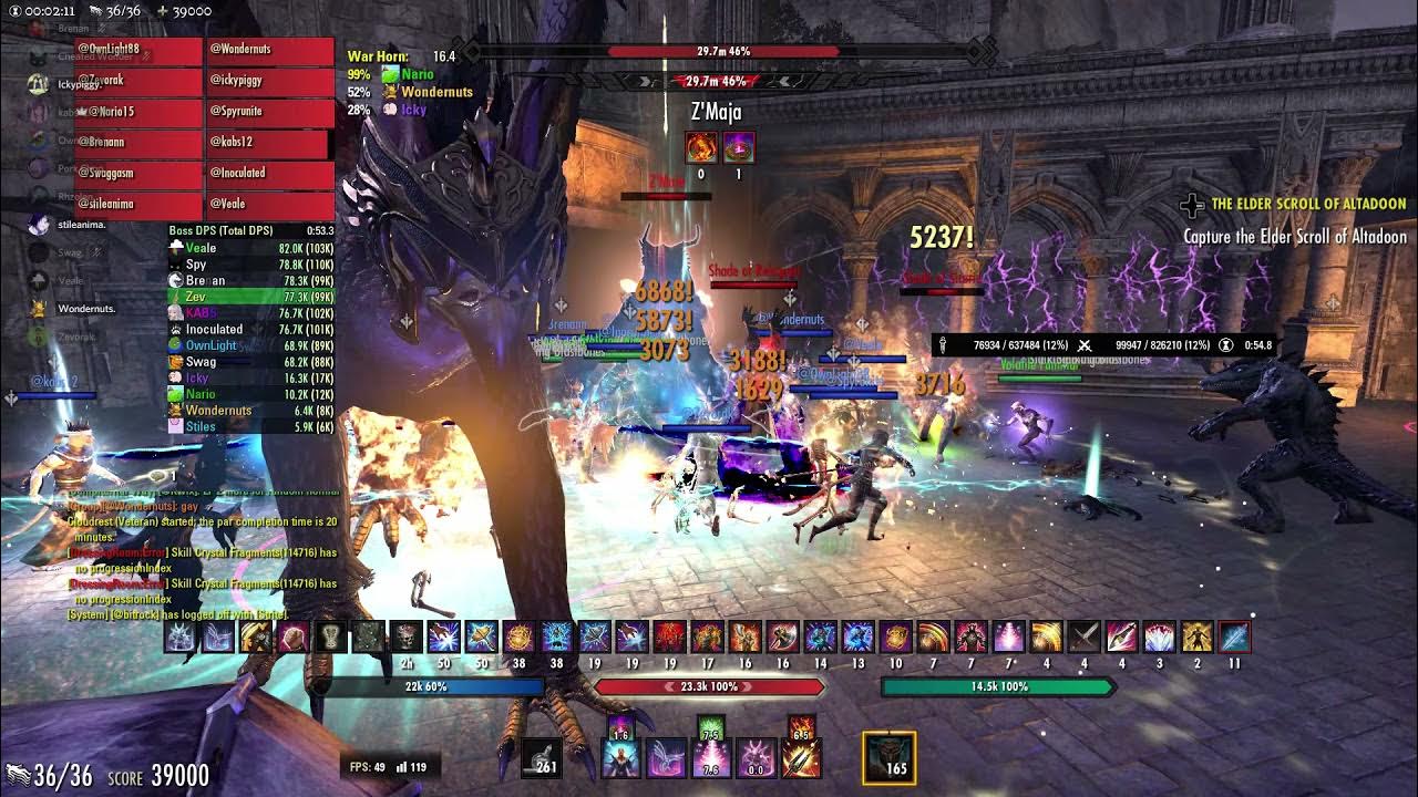 ESO Cloudrest 135,930 Score by Calamity Magicka Sorcerer 102K DPS
